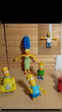 Gummifiguren "The Simpsons" : Bart & Marge  -  Made in China 