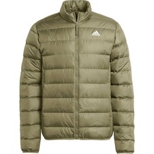 adidas Essentiel - Steppjacke Herren - olive - schwarzes adidas Logo
