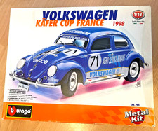 Bburago Metal Kit 1/18 Volkswagen Käfer Cup France 1998 Original OVP selten !