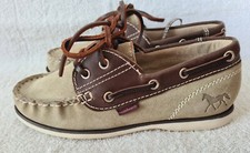 PFERDEFREUNDE ECHTLEDER JUNGEN SCHUHE BEIGE/BRAUN GR.34 - NEU