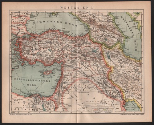 Landkarte map 1901