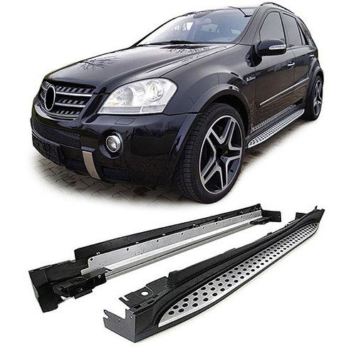 Alu trittbretter flankenschutz - alu,