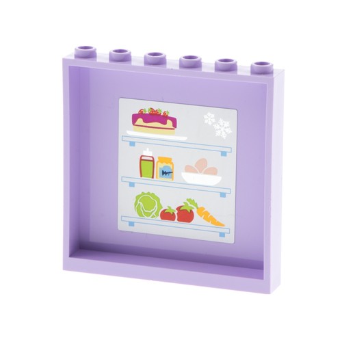 Lego panele 1x6x5 lavendel - lego,