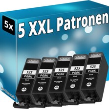 5x PGI-525BK DRUCKER PATRONE