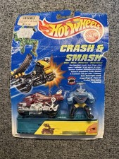 1995 Mattel Hot Wheels Crash and Smash - Street Sharks StreeX Action Figur OVP
