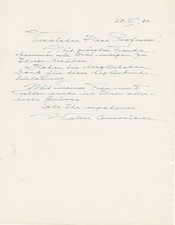 Walter Courvoisier Komponist autograph signiert Brief signed Musik music 1930