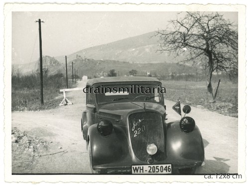 Orig foto heer steyr 220 - orig., pkw