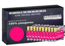 10 Druckerpatronen magenta