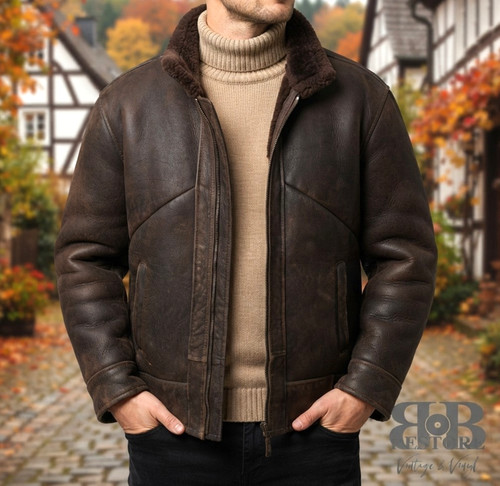 Echt lammfelljacke kürschner - lammfelljacke,