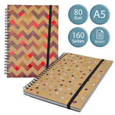 2er Set Notizbuch A5  liniert