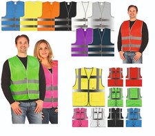 Warnweste mit Reißverschluss