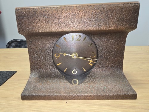 Uhr eisenbahnschiene tischuhr - uhr,