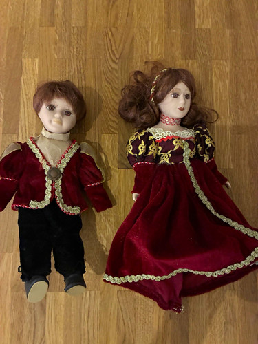 2er lot porzellanpuppen - 2er,
