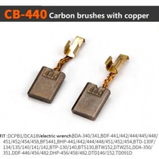 2x Kohlebürsten Motorkohlen für Makita CB-440 DHP456 DDF456 BDF452 DTD14 DHP458