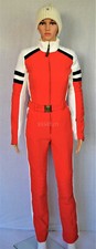BOGNER CAT TALISHA SKI DAMEN JET SKIANZUG ROT STRETCH OVERALL 1499€ Gr 36L S NEU