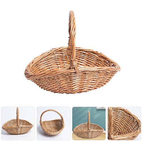 Weiden picknickkorb leerer - , weiden-picknickkorb,