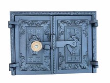 Antike Ofentür Gussofen