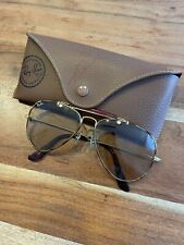 Ray Ban Outdoorsman Tortuga L1711 58 14 USA Bausch & Lomb Vintage