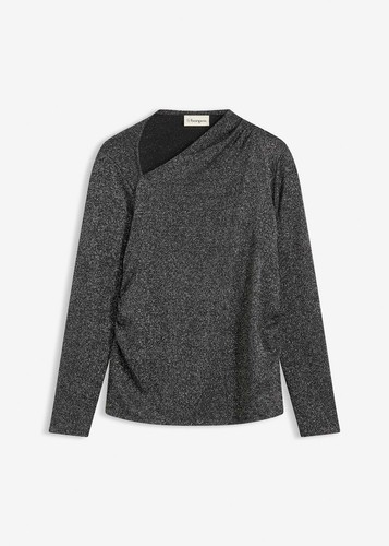 Langarmshirt 50 schwarz - langarmshirt, 48/50