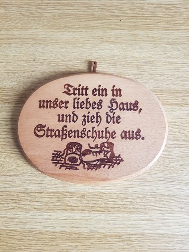 Holzschild/Willkommensschild