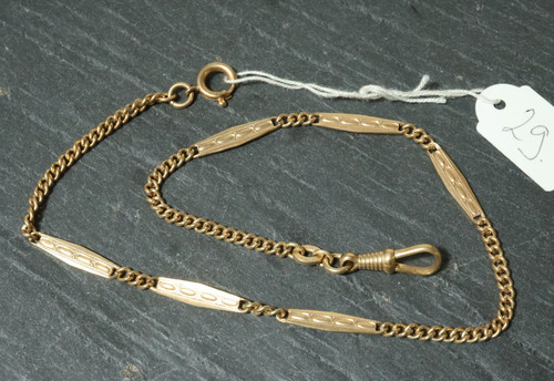 Alte goldene taschenuhrkette - alte,