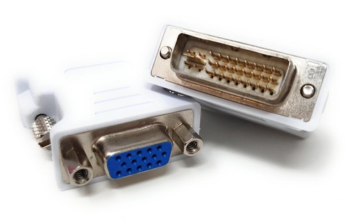 Adapter dvi vga digital auf - zu,