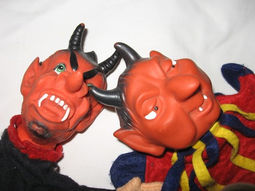 Handpuppe teufel kasperpuppen - handpuppe,