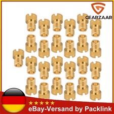 25tlg Hauptdüsen M6 Ersatz für Dellorto Vergaser Düsen M6 6MM M6 Hauptdüsen Set