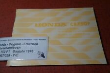 Fahrerhandbuch _ neu _ Owners Manual _ CB 750 F1 _ Baujahr 1976 _ Original Honda