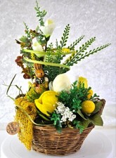 Casa-Poador Gesteck im Korb