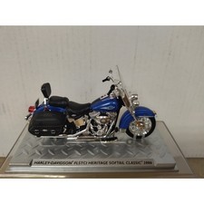 Harley Davidson FLSTCI HERITAGE SOFTAIL CLASSIC 2006 BLAU  Topmodel  1:24 Altaya