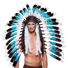 Kopfschmuck Snow Wolf Indianer