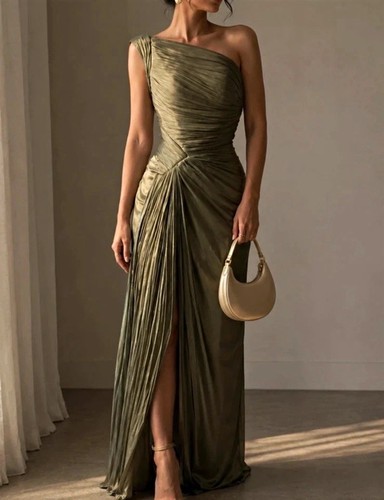 Damen abendkleid lang grün - abendkleid,
