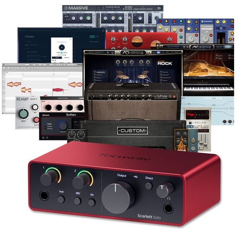 Focusrite scarlett solo - scarlett, 4.