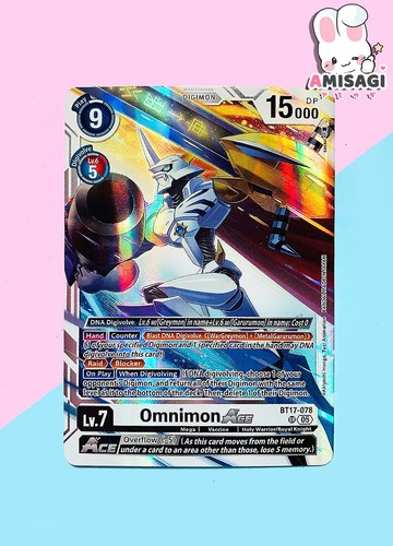 Digimon trading card omnimon - digimon,