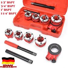 Gewindeschneidkluppe Rohrgewindeschneider Schneidkluppe Schneideisen 8-Tlg/Set