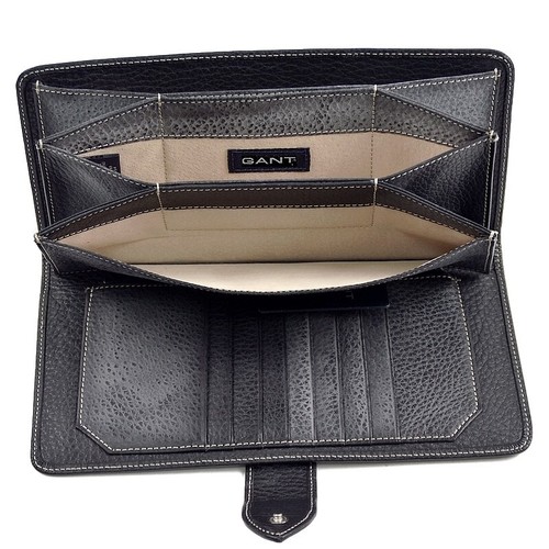 Gant leather travel wallet - gant,