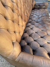 Antiquität |  Leder Sofa aus