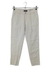 MARC O’POLO Bundfaltenhose Damen Hose Gr. DE 38 wollweiß Casual-Look