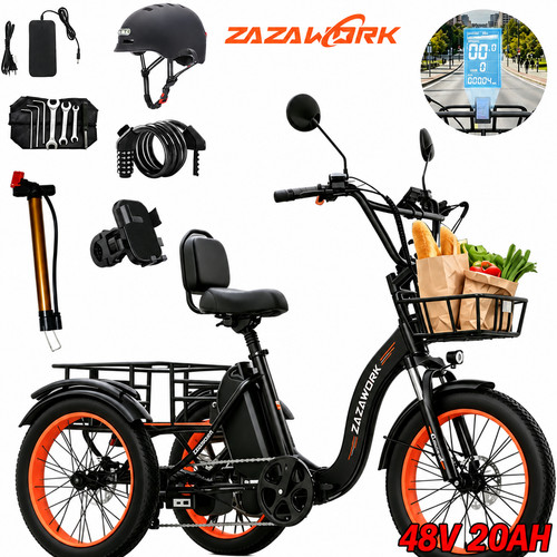750w 48v 20ah elektro dreirad - 20ah,