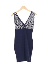 LIPSY LONDON Damen Cocktailkleid Gr. 36/S Blau Spitze Party Festlich