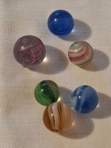 Set alte glas - alte, murmeln