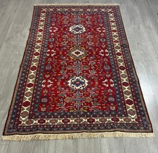 Vintage Bachtiar  227cm x 131cm  HANDGEKNÜPFT Perserteppich Orientteppich 70016