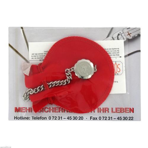 Sos kettenarmband edelstahl - sos,