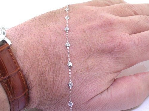 Brillant armband 585 weißgold - brillant,
