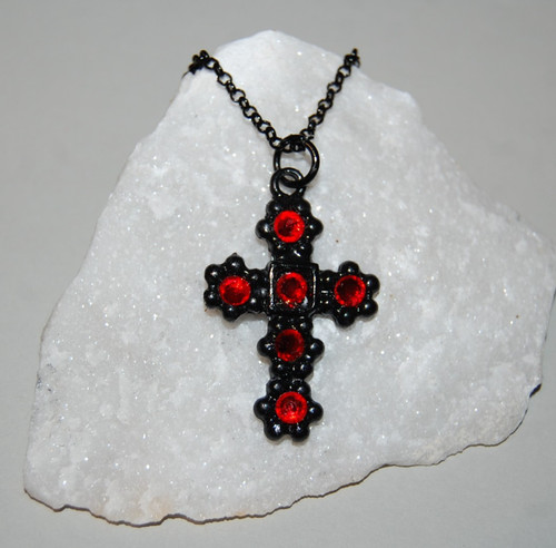 Kette mit anhänger kreuz - kette,