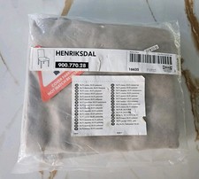 Ikea Henriksdal Stuhlbezug 900.770.28 Kungsvik sandbeige Wildlederoptik Neu