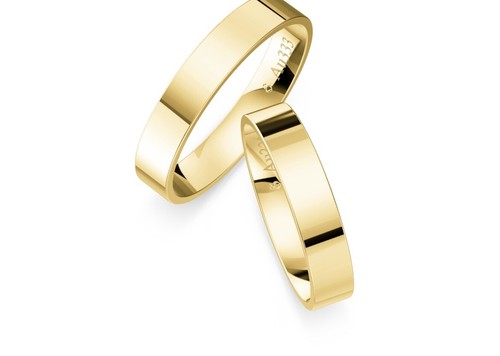 2x333 gold trauringe eheringe - gold,