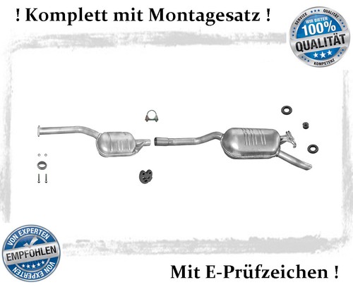 Auspuffanlage für mercedes - für,