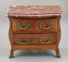 Barock Louis XV Stil Kommode Schmuck Schatulle Kästchen Frankreich um 1900 (93)